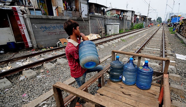 Kisah klasik Masalah di Ibu Kota Jakarta Air Bersih Sulit