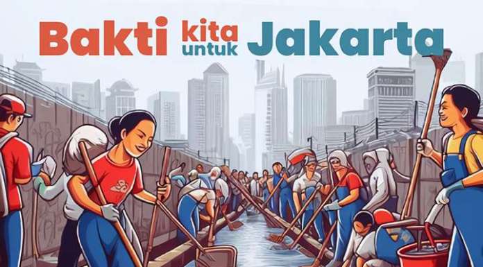 Pemprov DKI Jakarta Gelar Kerja Bakti Bersihkan Sungai Danau sampai Embung