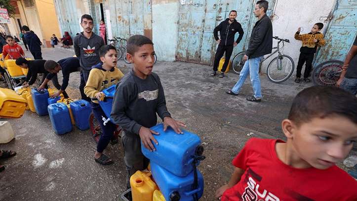 Warga Gaza Palestina Terancam Krisis Air Bersih